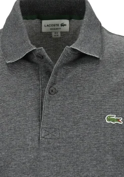 Lacoste Sport Polo Regular Fit stretch, antraciet grijs