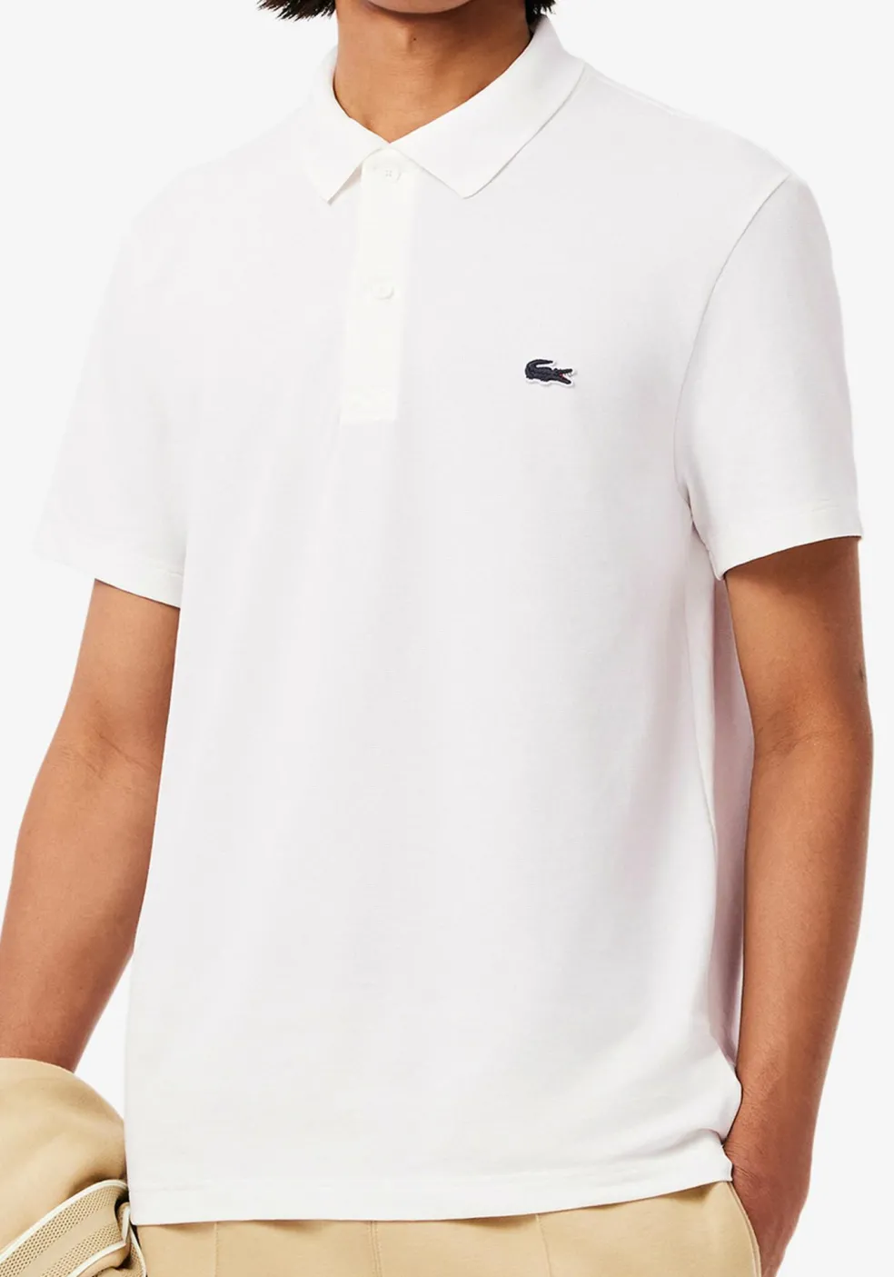 Lacoste Sport Polo Regular Fit stretch, wit