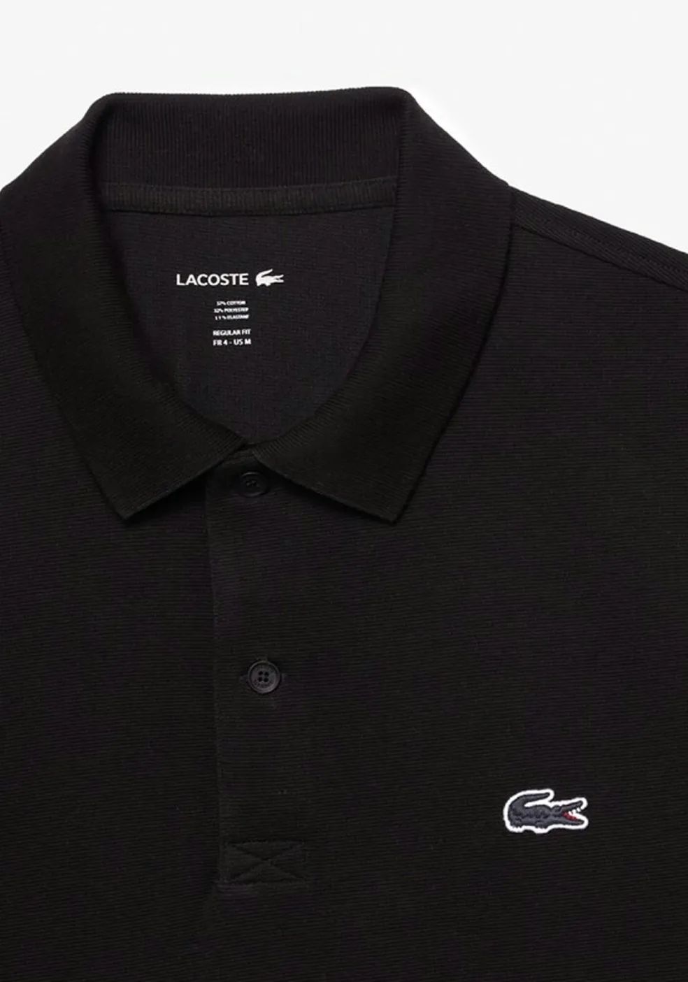 Lacoste Sport Polo Regular Fit stretch, zwart
