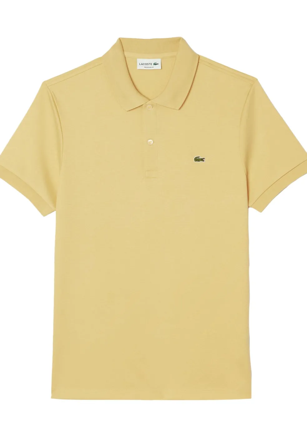 Lacoste Ultra Soft Polo Regular Fit, geel melange