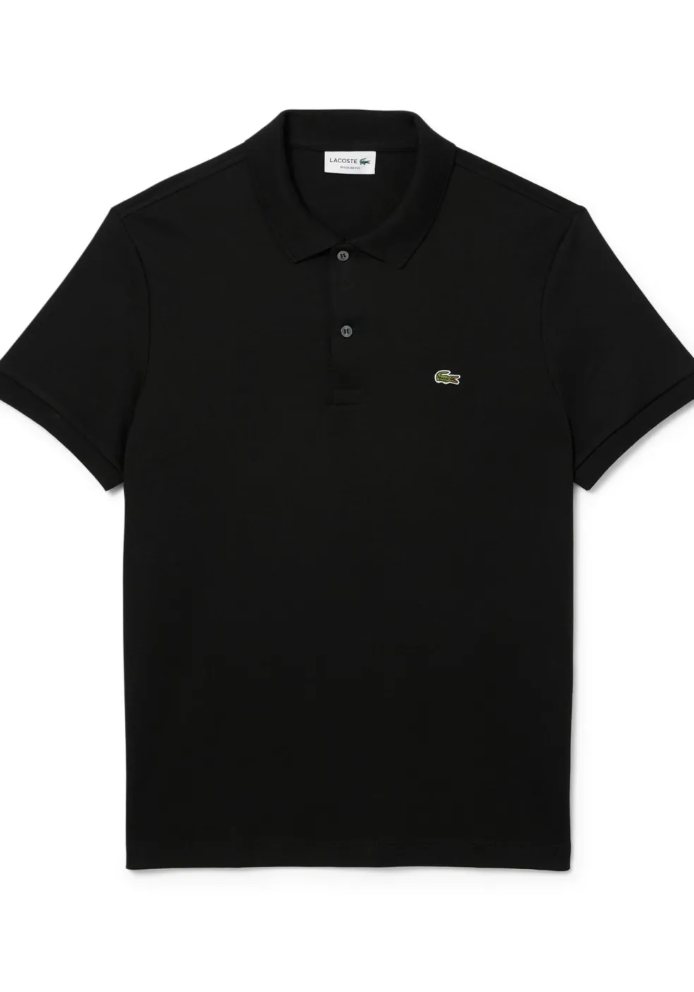 Lacoste Ultra Soft Polo Regular Fit, zwart