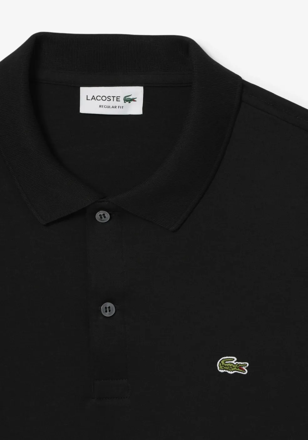 Lacoste Ultra Soft Polo Regular Fit, zwart