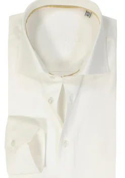 Ledub modern fit overhemd, beige twill