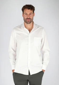 Ledub modern fit overhemd, beige twill