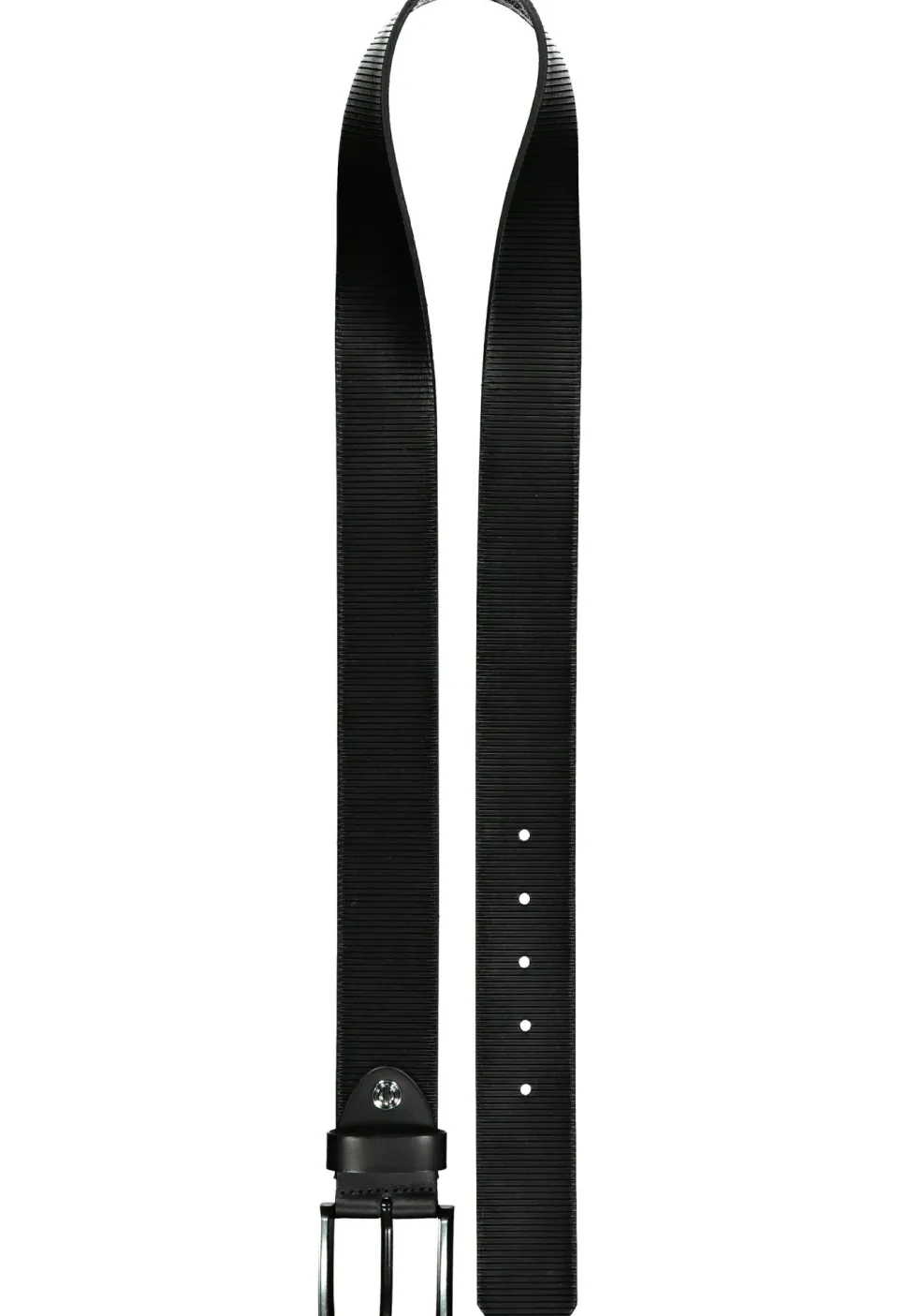LINDENMANN leren heren riem, zwart