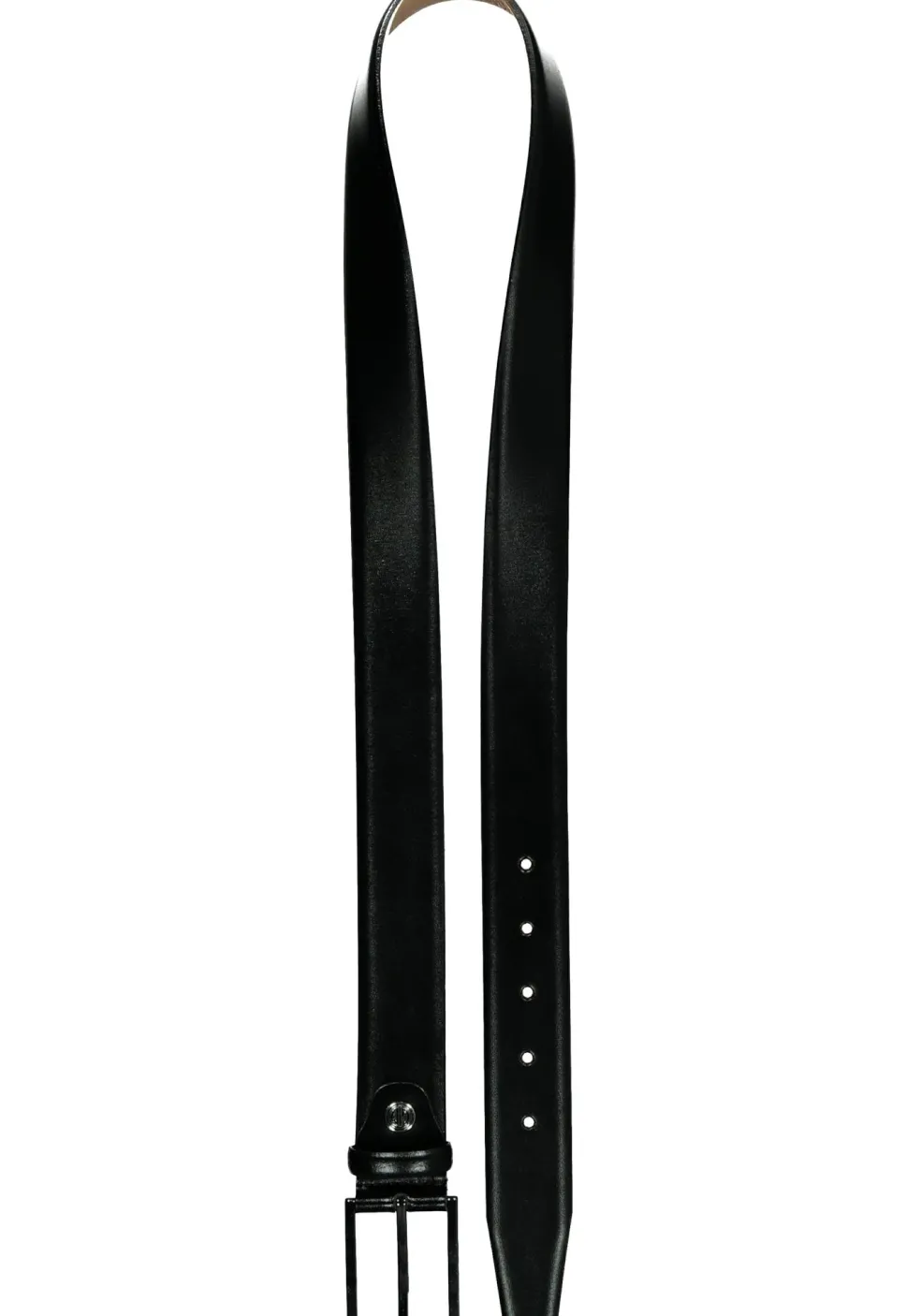 LINDENMANN leren heren riem, zwart