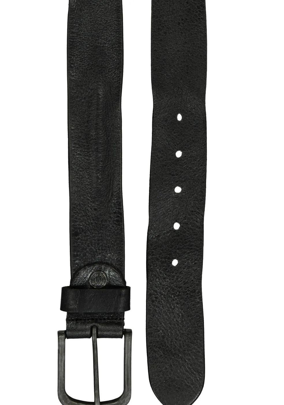 LINDENMANN leren heren riem, zwart