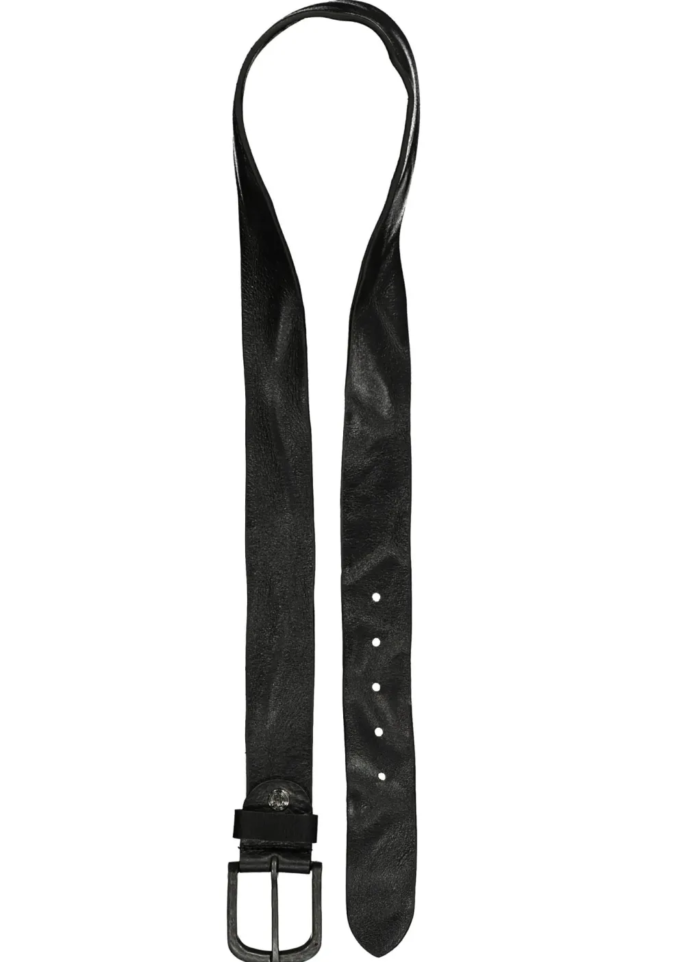 LINDENMANN leren heren riem, zwart