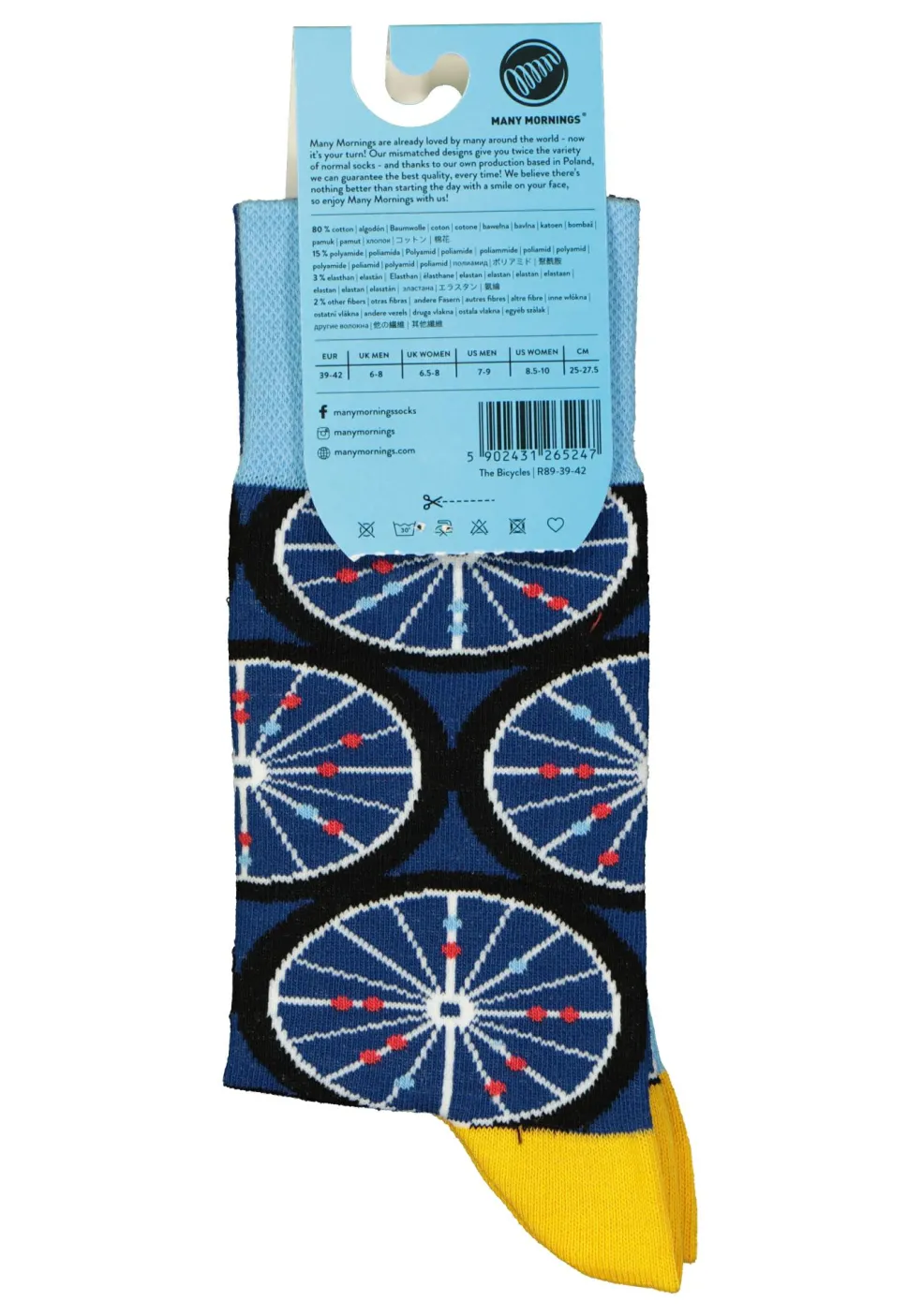 Many Mornings unisex sokken Bicycles