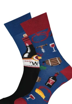 Many Mornings unisex sokken Cabernet Sockvignon