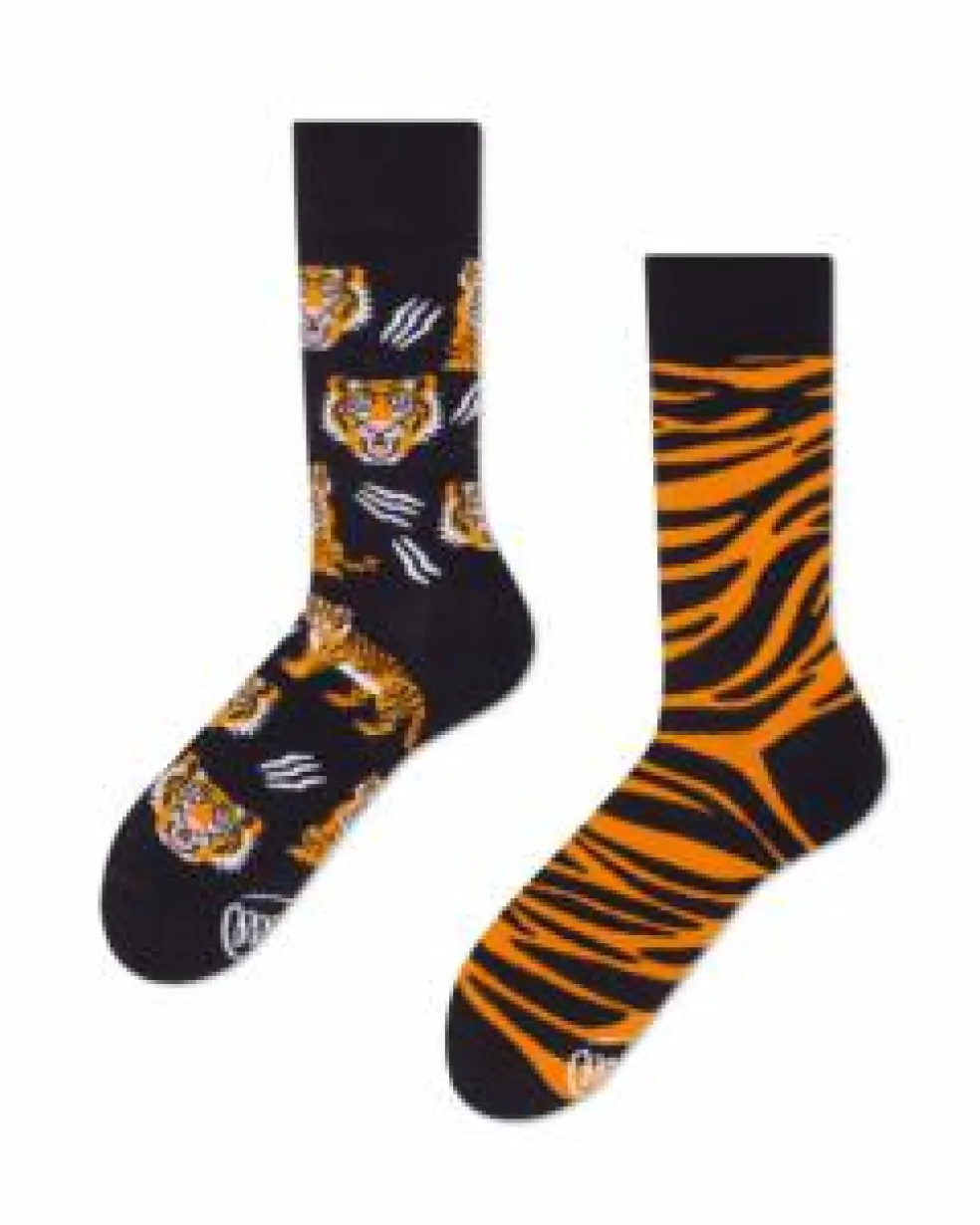 Many Mornings unisex sokken, Feet Of The Tiger