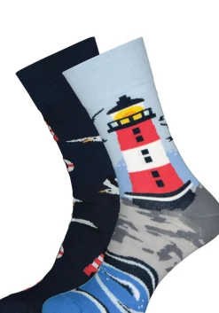 Many Mornings unisex sokken Nordic Lighthouse