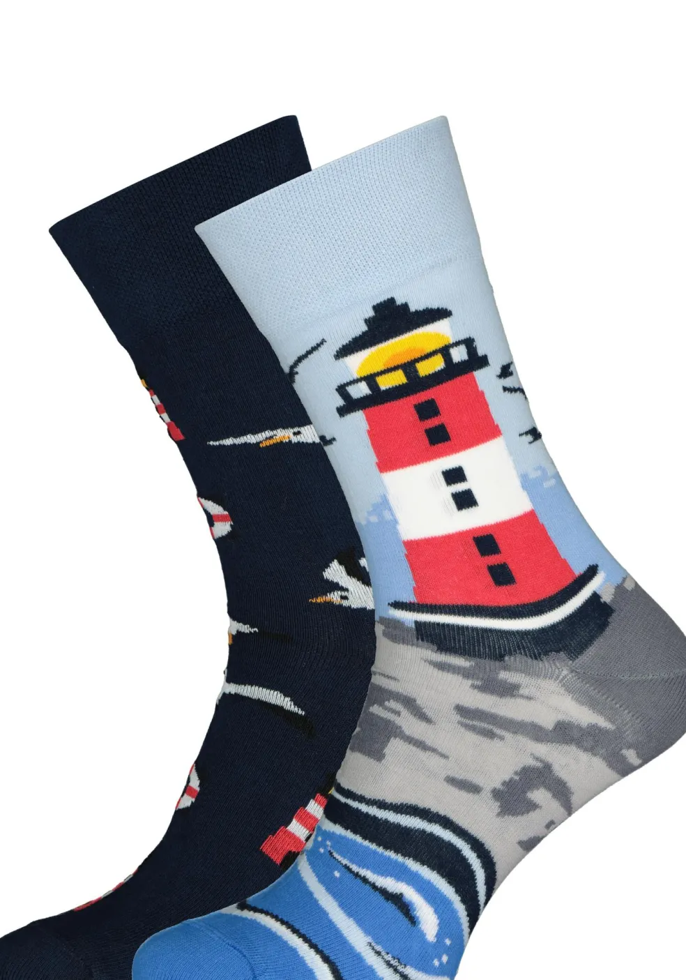 Many Mornings unisex sokken Nordic Lighthouse