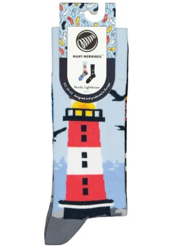 Many Mornings unisex sokken Nordic Lighthouse