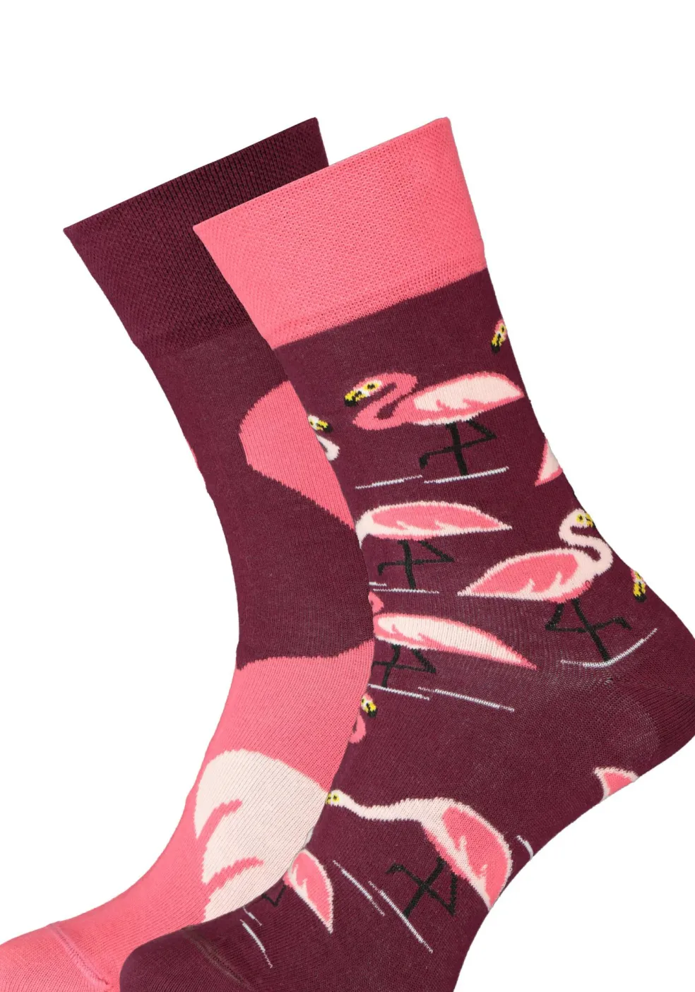 Many Mornings unisex sokken Pink Flamingo