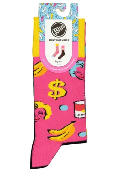Many Mornings unisex sokken Pop Art
