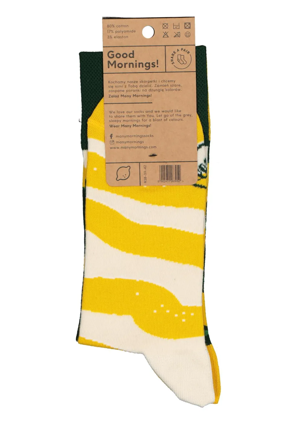 Many Mornings unisex sokken The Lemons