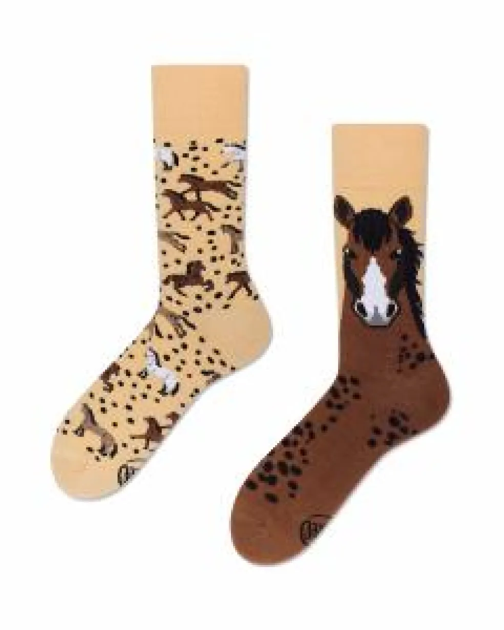 Many Mornings unisex sokken, Wild Horse