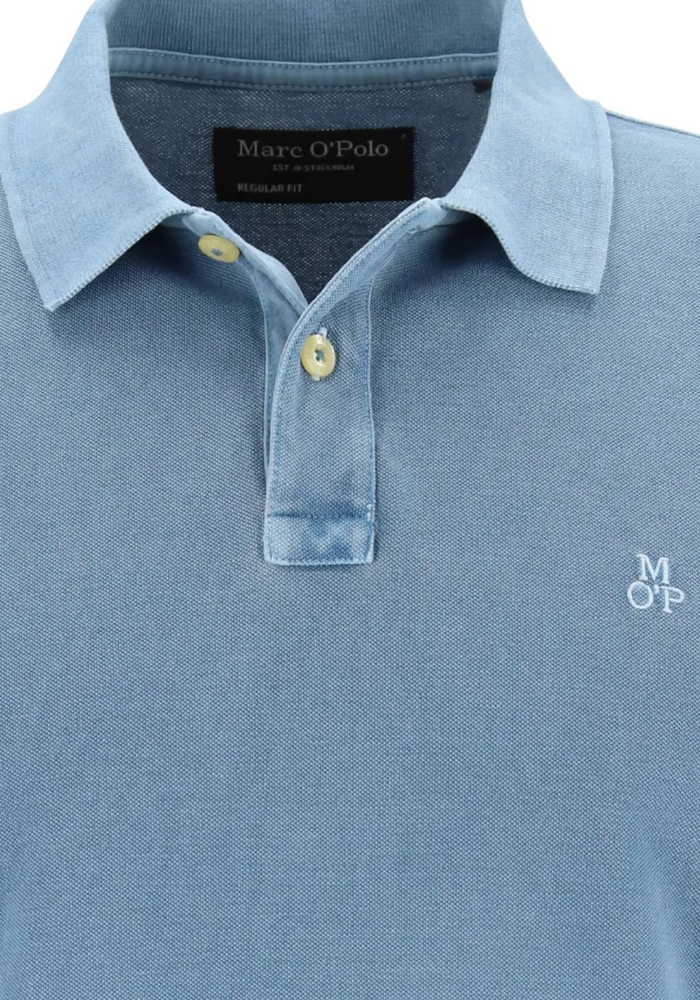 Marc O'Polo regular fit polo, heren poloshirt, blauw