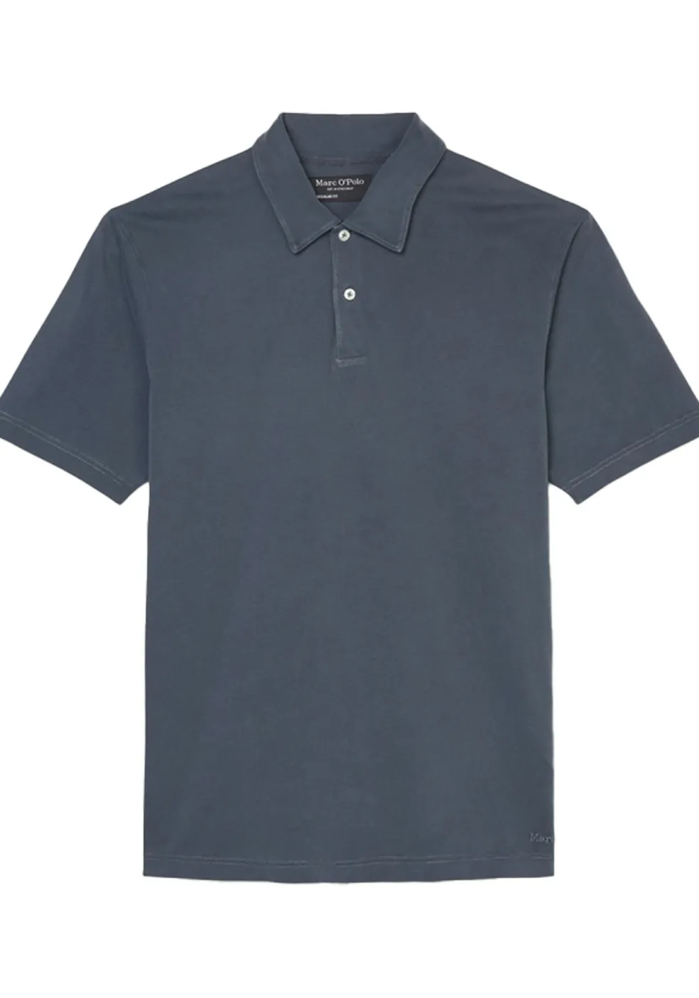 Marc O'Polo regular fit polo, heren poloshirt korte mouw, donkerblauw