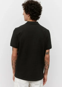 Marc O'Polo regular fit polo, heren poloshirt, zwart