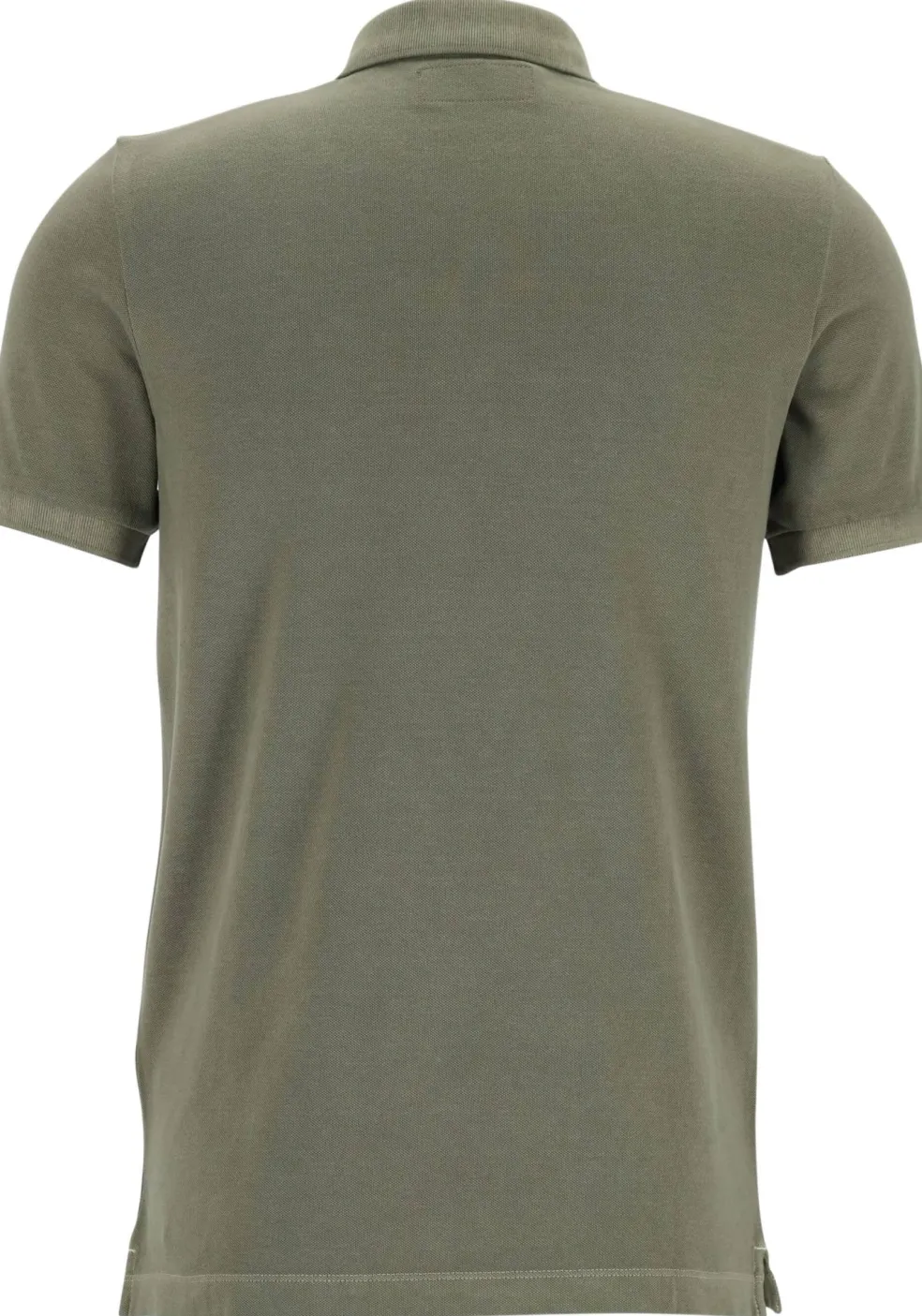 Marc O'Polo shaped fit polo, heren poloshirt, olijfgroen