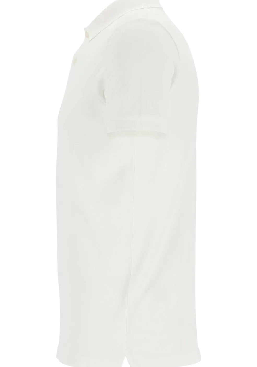 Marc O'Polo shaped fit polo, heren poloshirt, wit