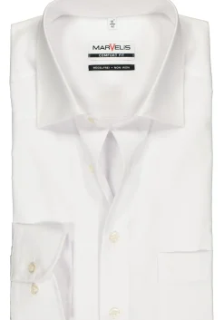 MARVELIS comfort fit overhemd, wit