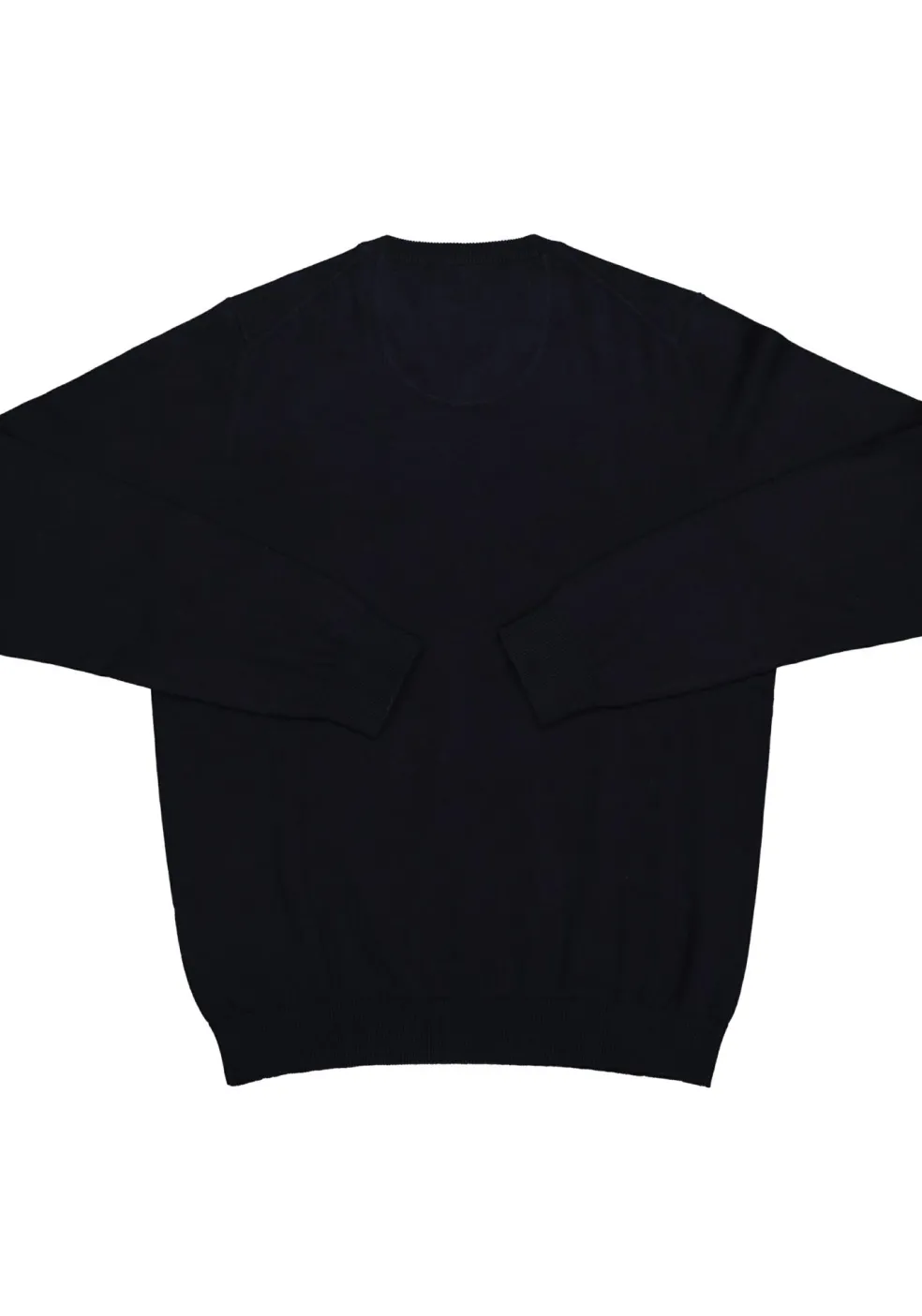 MARVELIS heren trui katoen, V-hals, donkerblauw