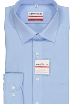 MARVELIS modern fit overhemd, lichtblauw