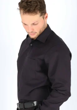 MARVELIS modern fit overhemd, zwart