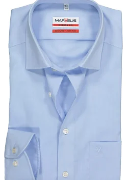 MARVELIS modern fit overhemd, mouwlengte 7, lichtblauw