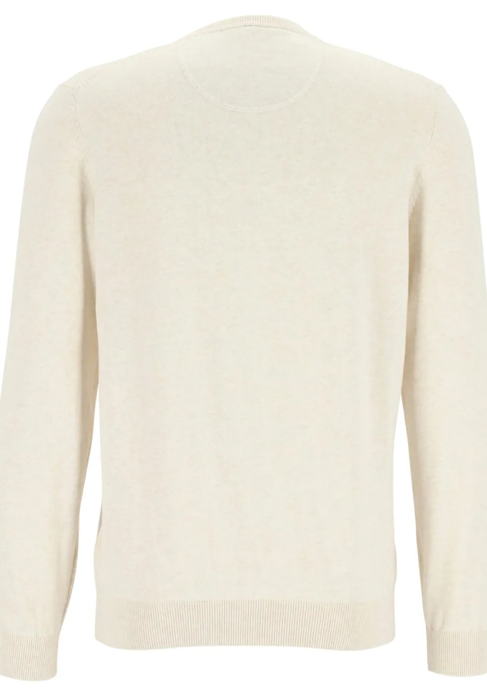 MARVELIS modern fit trui katoen, V-hals, ecru