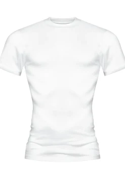Mey Casual Cotton Olympia shirt (1-pack), heren T-shirt hoge O-hals, wit