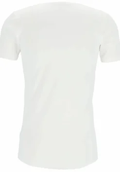 Mey Dry Cotton functional T-shirt (1-pack), heren T-shirt regular fit diepe V-hals, wit