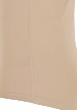 Mey Dry Cotton functional T-shirt (1-pack), heren T-shirt slim fit diepe V-hals, huidskleur