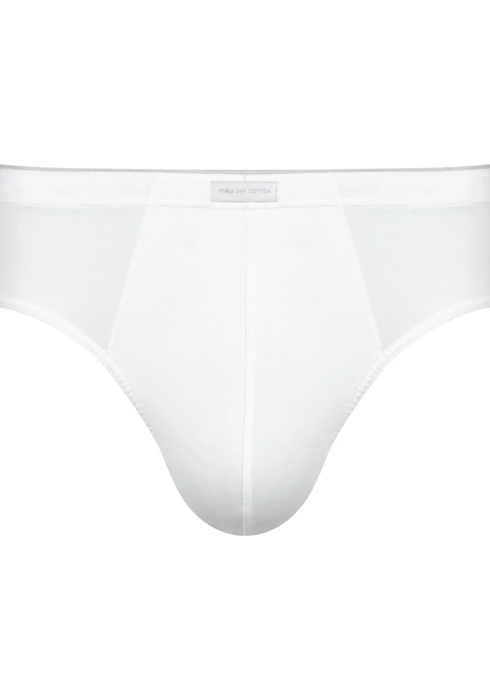 Mey Dry Cotton high-leg briefs (1-pack), heren slip hoge beenuitsnijding, wit