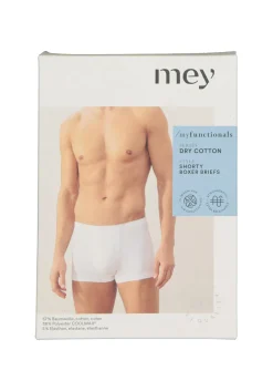 Mey Dry Cotton shorty (1-pack), heren boxer kort, zwart