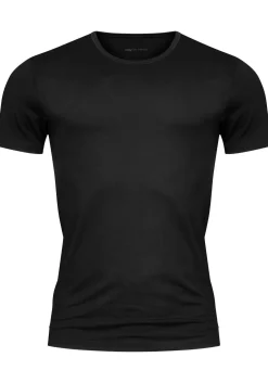 Mey Dry Cotton T-shirt (1-pack), heren T-shirt O-hals, zwart