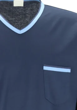 Mey heren pyjama Leongatha, donkerblauw