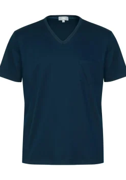 Mey heren shortama Clyde, blauw dessin