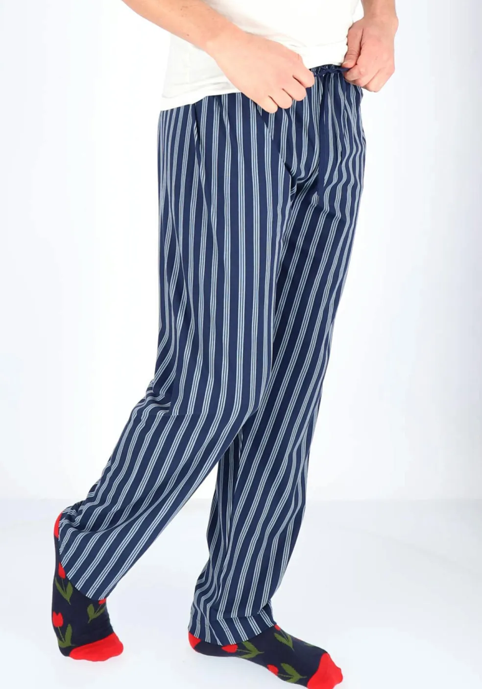 Mey pyjamabroek lang, Cranbourne, blauw gestreept