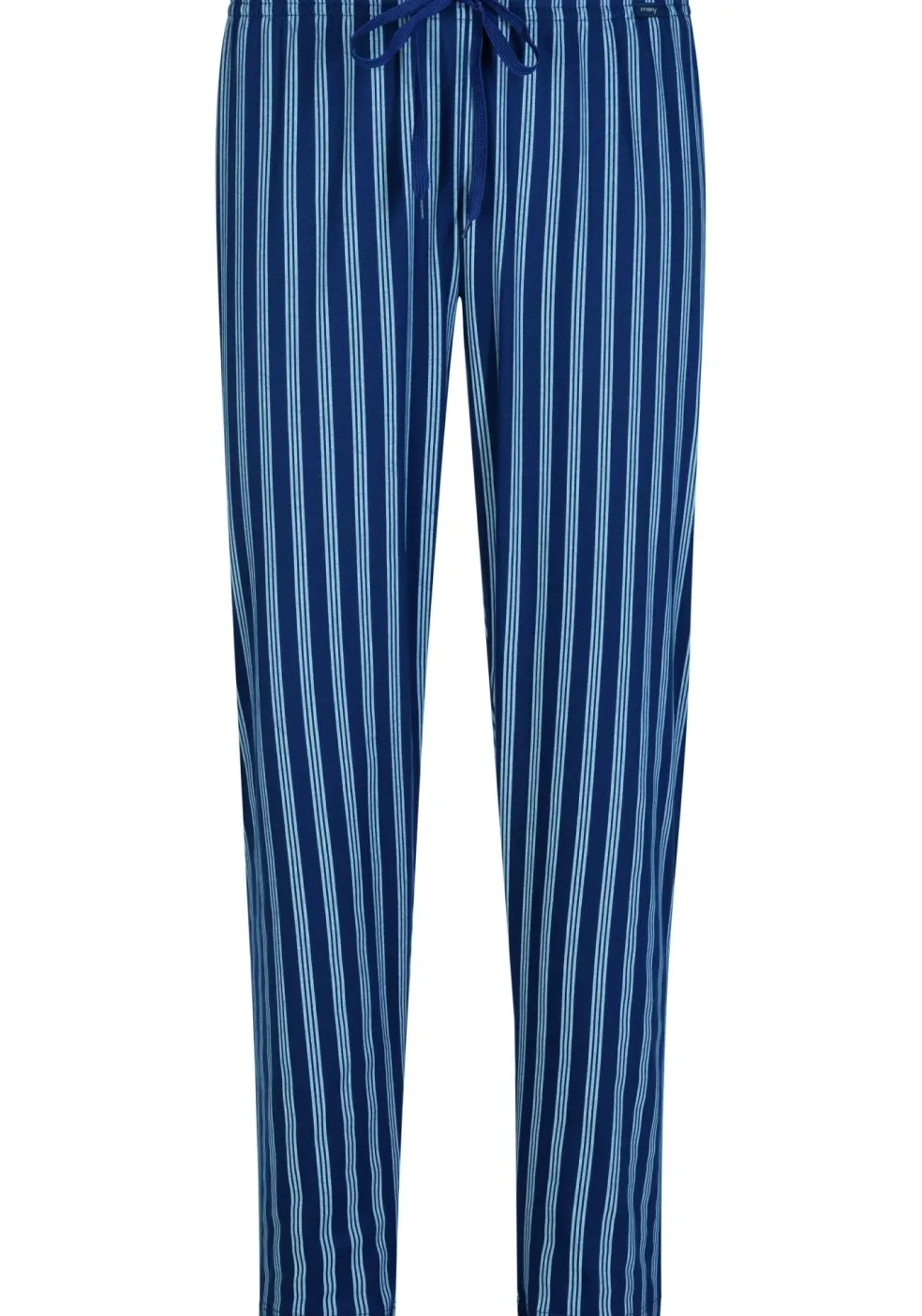 Mey pyjamabroek lang, Cranbourne, blauw met grijs gestreept