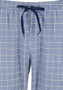 Mey pyjamabroek lang, Redesdale, blauw geruit
