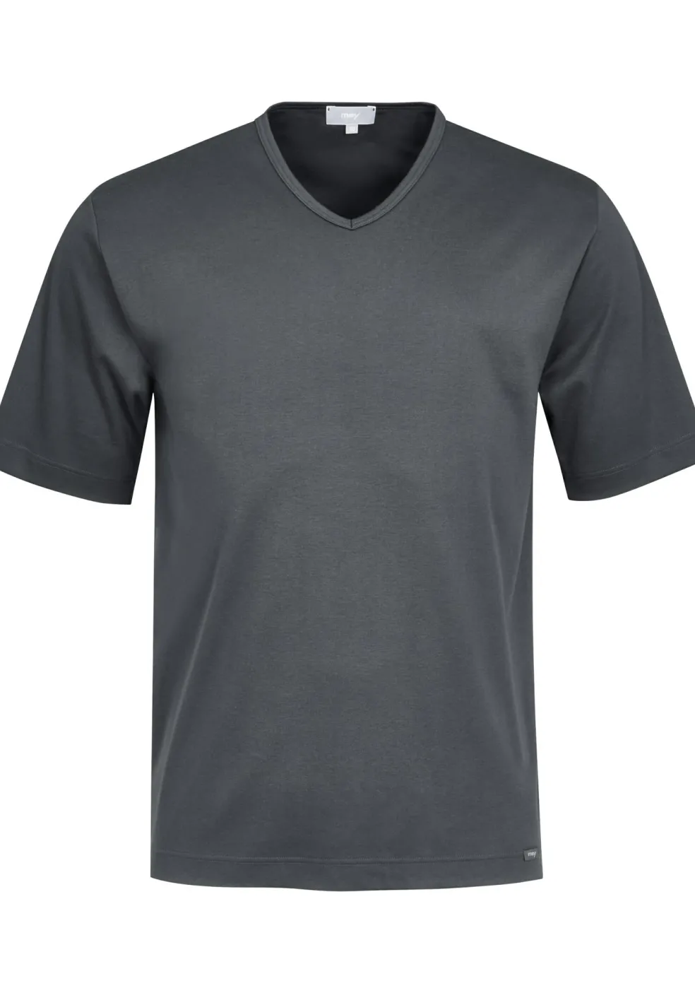Mey pyjamashirt korte mouw, Melton, grijs