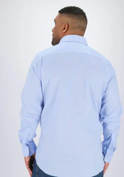 Michaelis slim fit overhemd, Oxford, lichtblauw