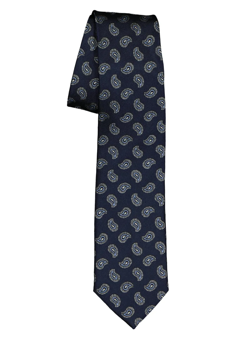 Michaelis stropdas, blauw dessin