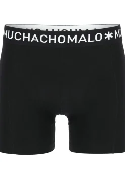 Muchachomalo boxershorts (2-pack), heren boxers normale lengte, zwart