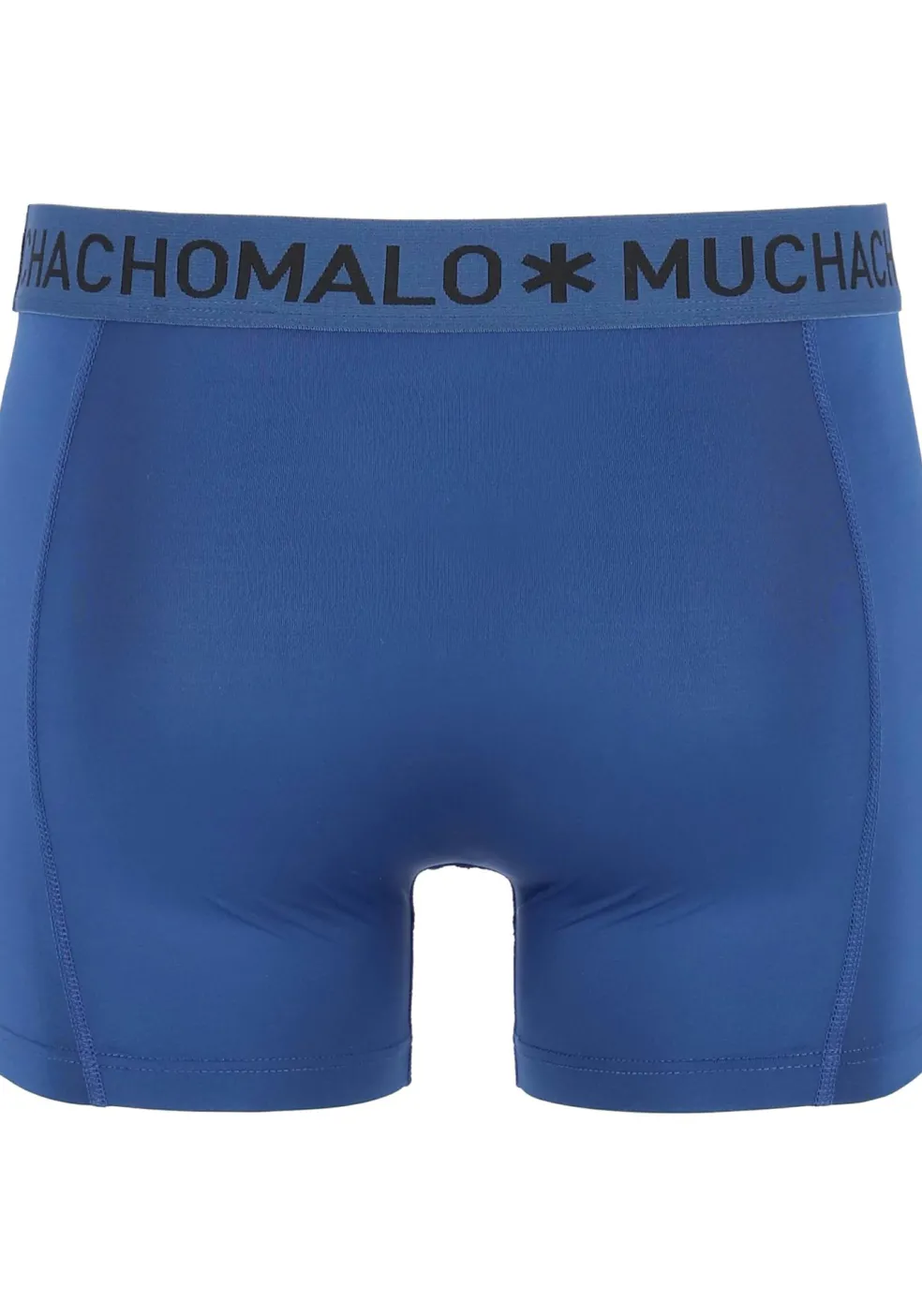 Muchchomalo microfiber boxershorts (2-pack), heren boxers normale lengte, zwart en blauw