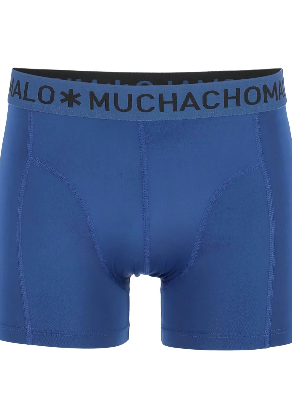 Muchchomalo microfiber boxershorts (2-pack), heren boxers normale lengte, blauw